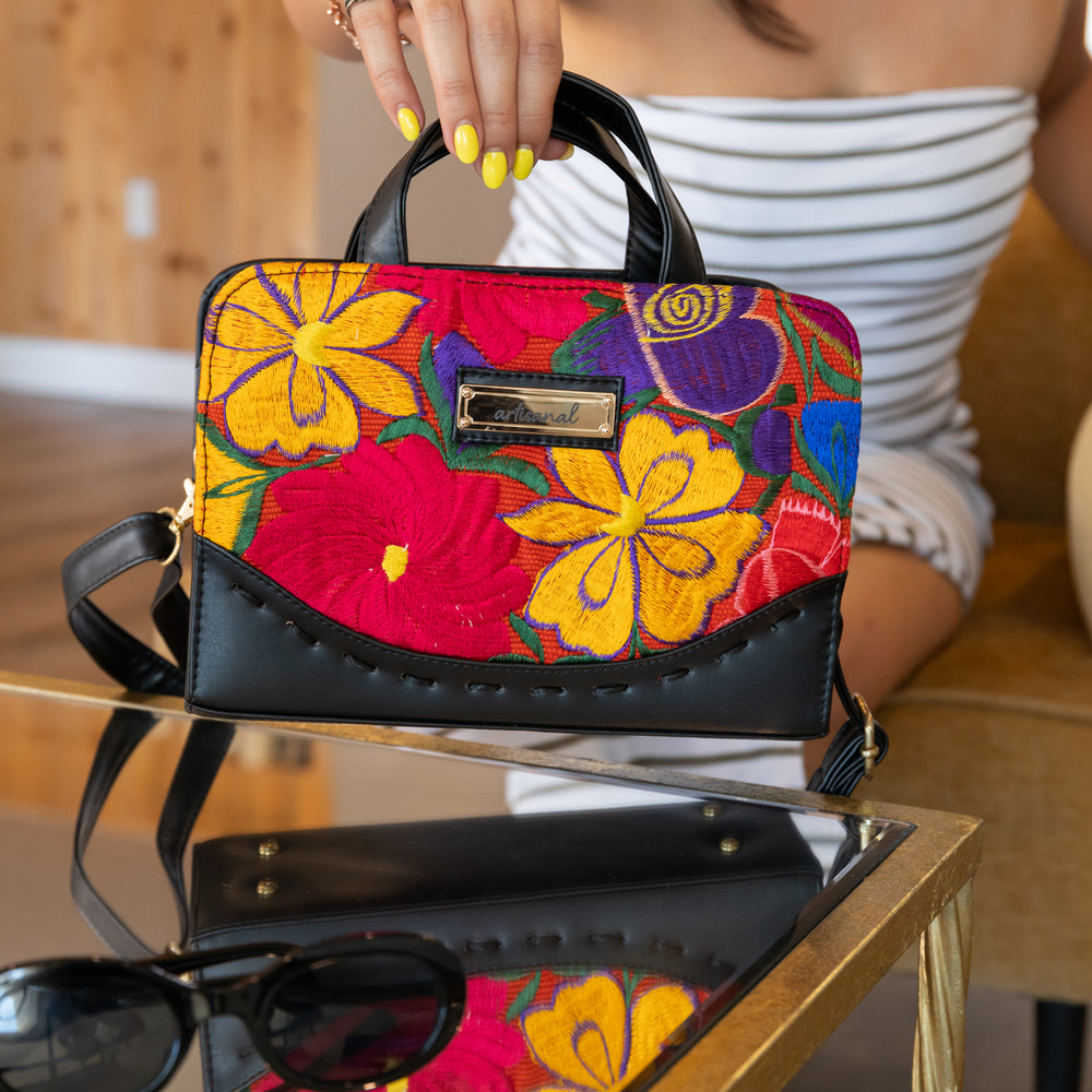 
                  
                    Black Crossbody with Embroidery
                  
                