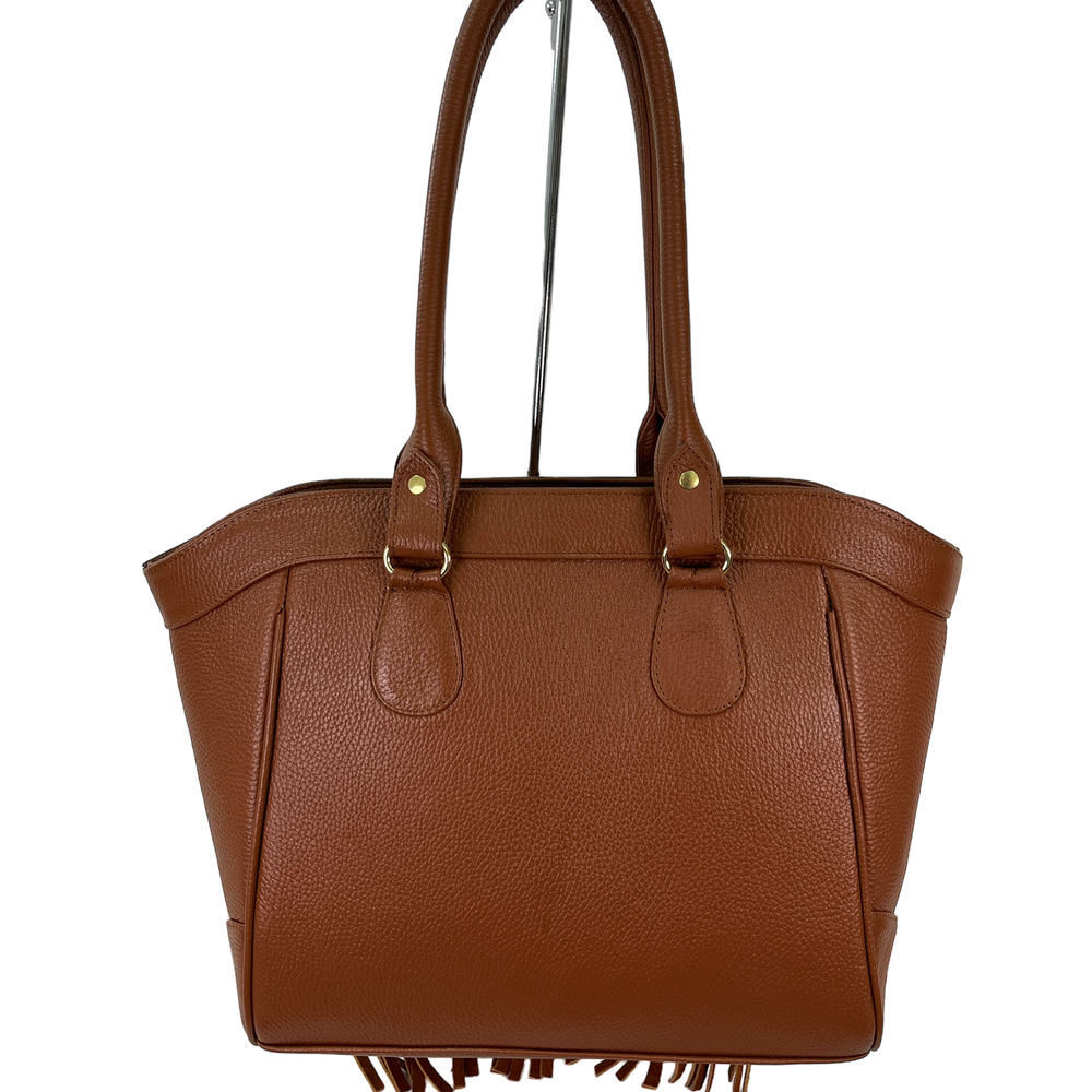Western Handbag with Cowhide
