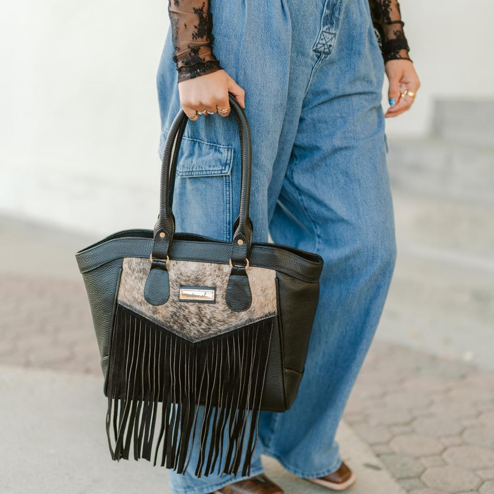 
                  
                    Western Handbag with Cowhide
                  
                